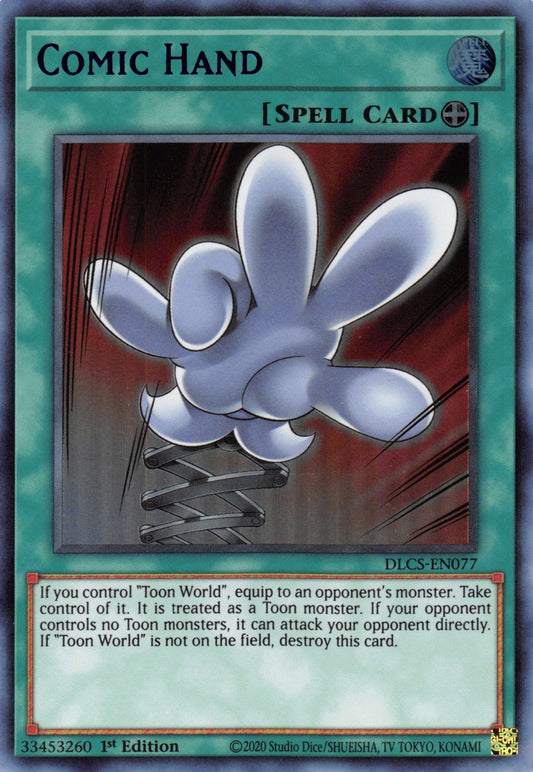 Comic Hand (Blue) (DLCS-EN077) (DLCS)