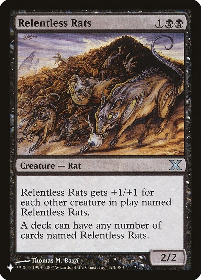 Relentless Rats (173/383) (LIST)