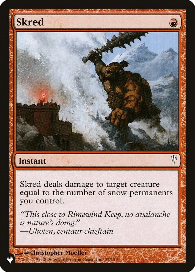 Skred (97/155) (LIST)