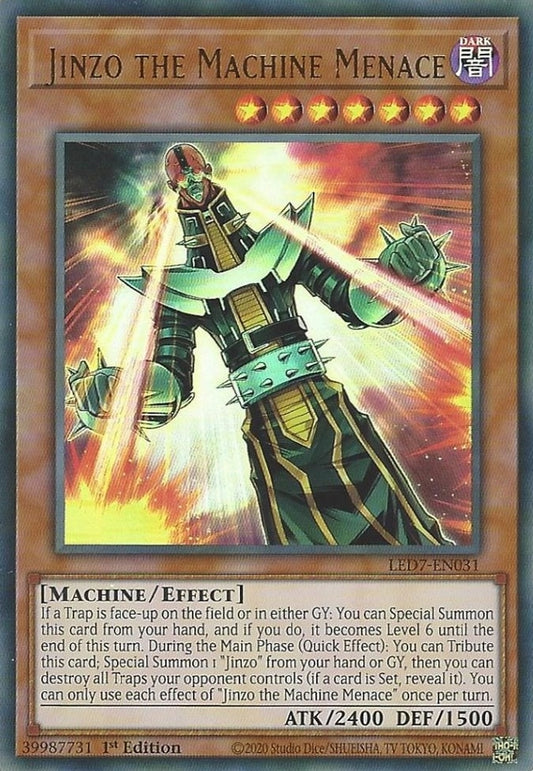 Jinzo the Machine Menace (LED7-EN031) (LED7)