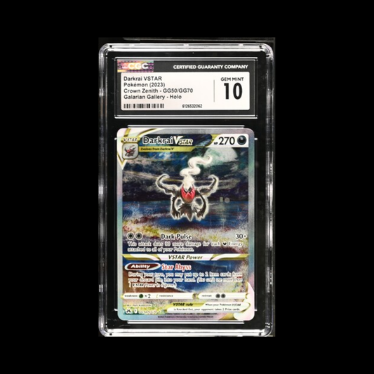 Pokemon Slab Darkrai VSTAR GG50 CGC 10 Gem 2023