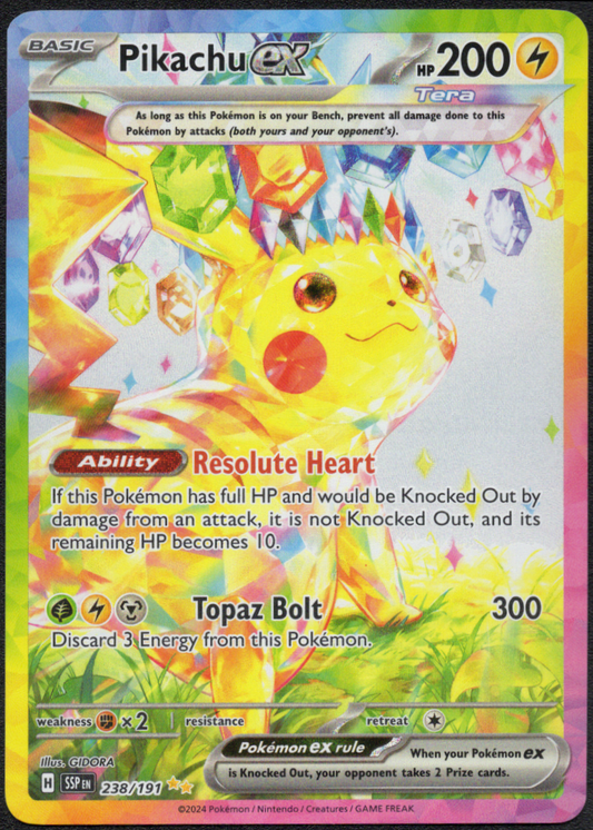 Pikachu ex (238/191) (SSP)