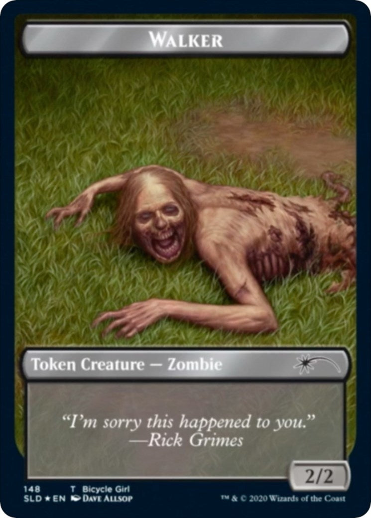 Walker (Bicycle Girl // Well Walker) Double-sided Token (148) (SLD)