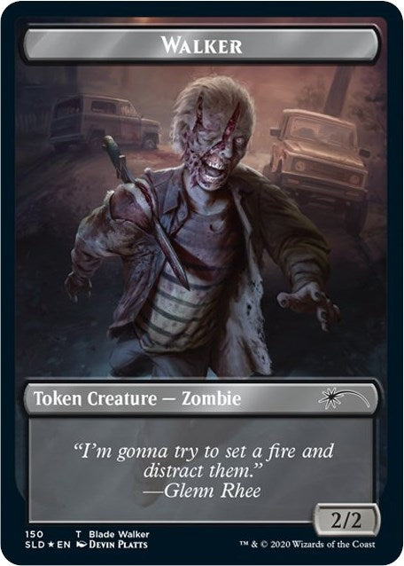 Walker (Blade Walker // Winslow) Double-sided Token (150 // 151) (SLD)