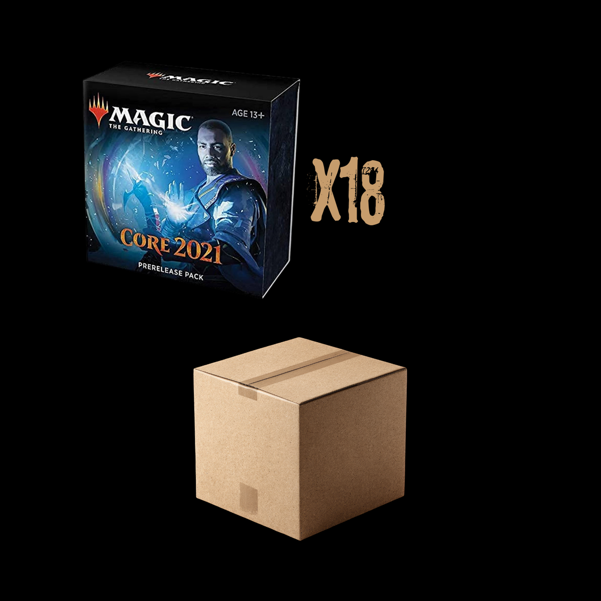 MTG Magic The Gathering Core Set 2021 x18 Prerelease Packs Sealed Case