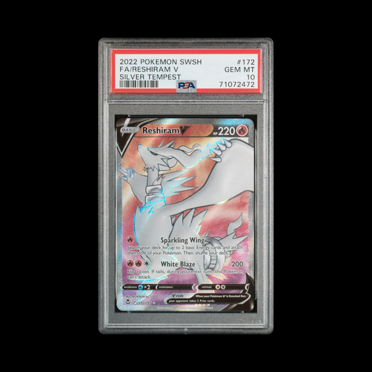 Pokemon Slab Reshiram V 172 PSA Gem 10 2025