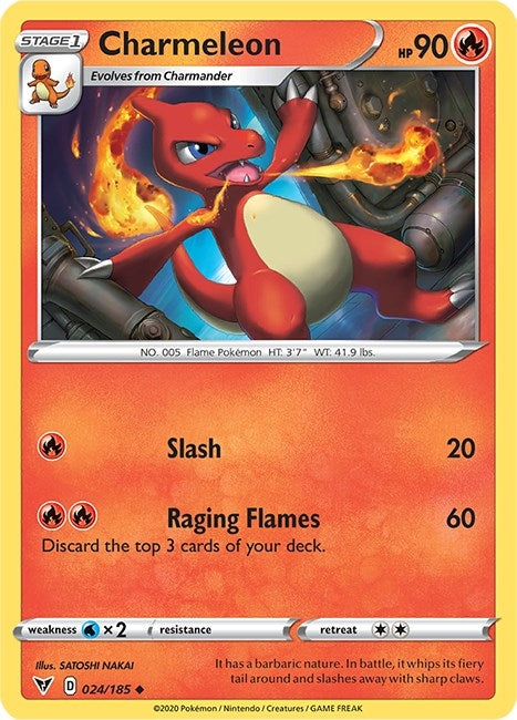 Charmeleon (024/185) (SWSH04)