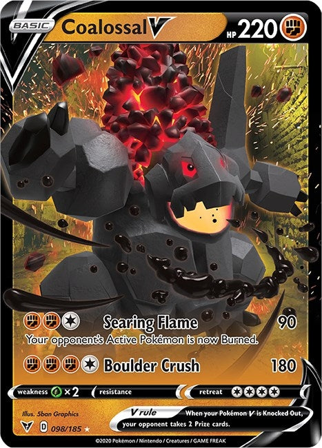 Coalossal V (098/185) (SWSH04)