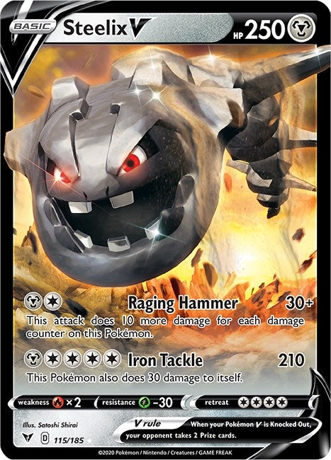 Steelix V (115/185) (SWSH04)