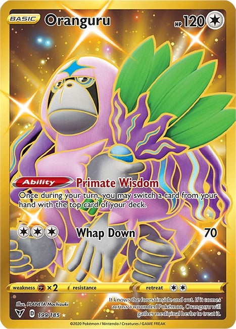 Oranguru (Secret) (199/185) (SWSH04)