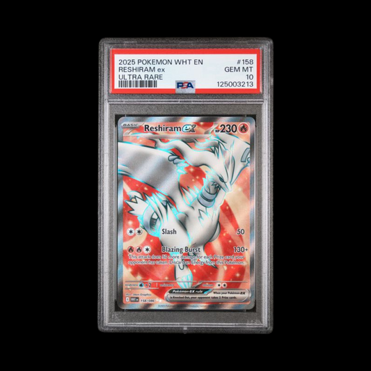Pokemon Slab Reshiram 158 PSA Gem Mint 10 2025