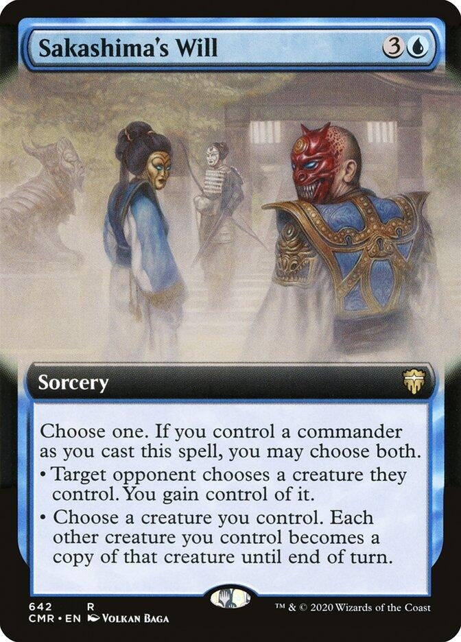 Sakashima's Will (Extended Art) (642) (CMR)