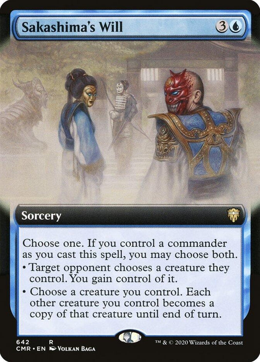 Sakashima's Will (Extended Art) (642) (CMR)