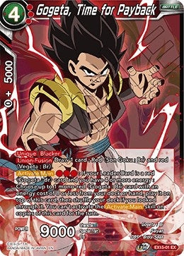 Gogeta, Time for Payback (EX15-01) (Expansion Deck Box Set 15: Battle Enhanced) (DBS-BE15)