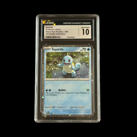 Pokemon Slab Squirtle 048 CGC 10 Gem 2023