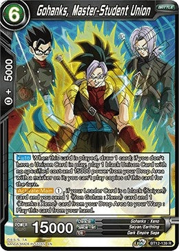 Gohanks, Master-Student Union (BT12-139) (Vicious Rejuvenation) (DBS-B12)