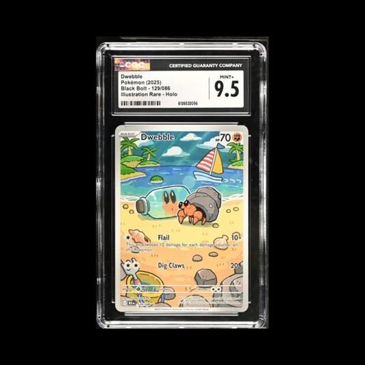 Pokemon Slab Dwebble 129 CGC 9.5 Mint+ 2025