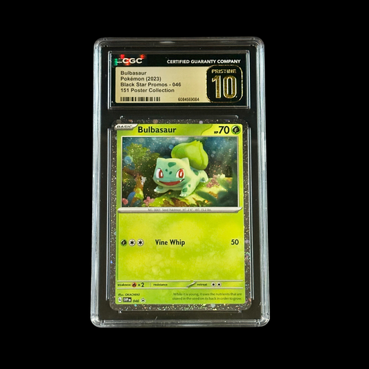 Pokemon Slab Bulbasaur 046 CGC Pristine 10 2023