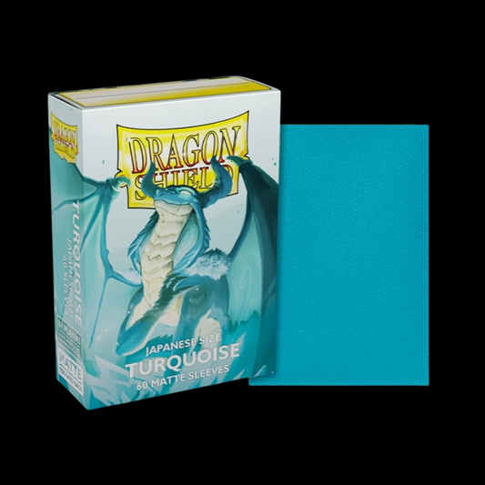 Dragon Shield Japanese Size Turquoise Matte Sleeves 60x