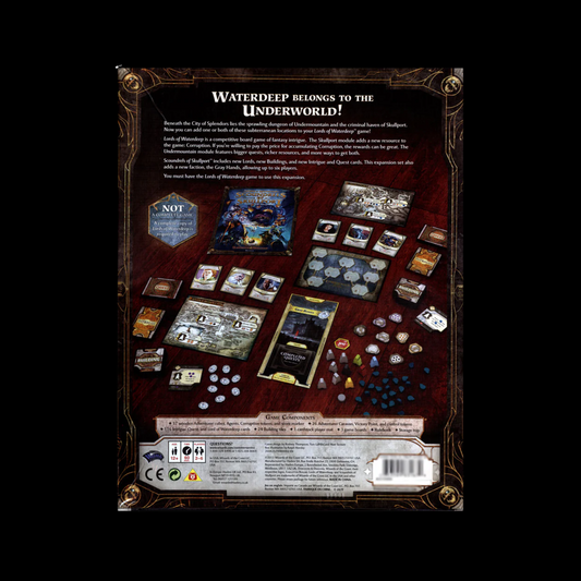 Dungeons & Dragons D&D Lords Of Waterdeep Scoundrels Of Skullport Board Game Expansion