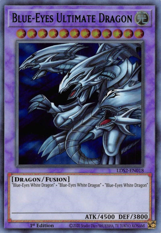 Blue-Eyes Ultimate Dragon (Green) (LDS2-EN018) (LDS2)