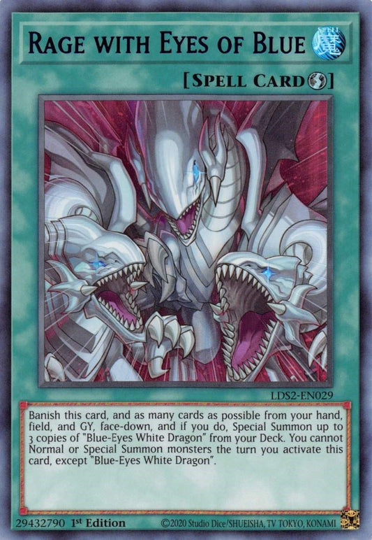 Rage with Eyes of Blue (Blue) (LDS2-EN029) (LDS2)