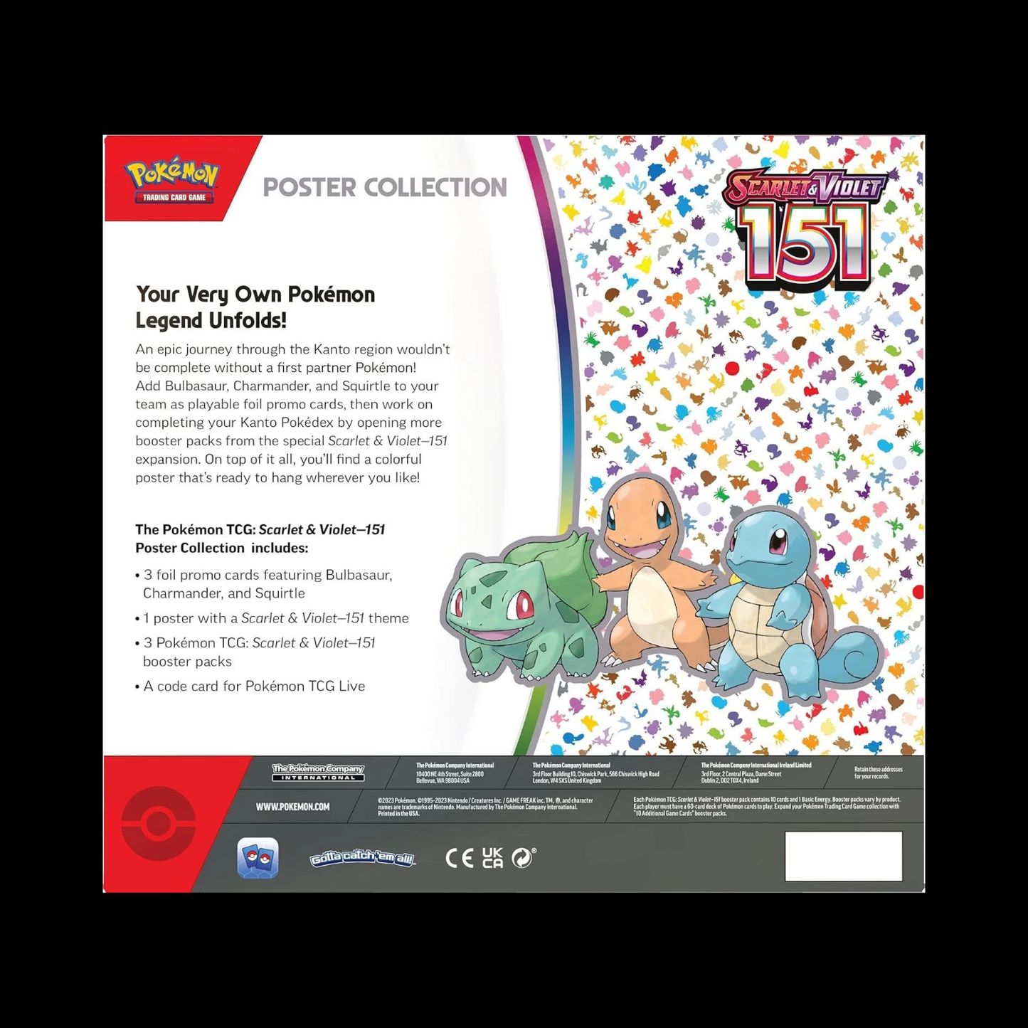 Pokemon Scarlet & Violet 151 Poster Collection