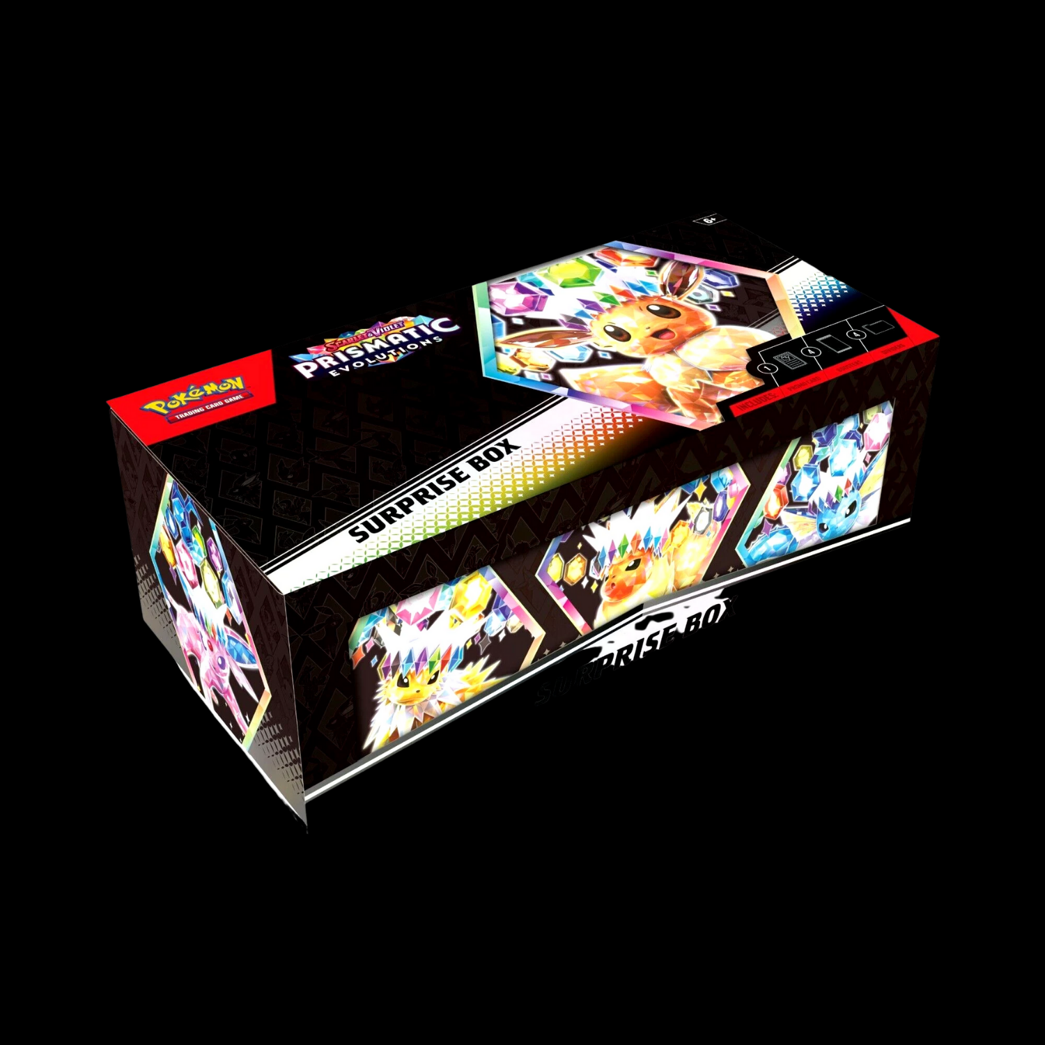 pokemon trading card game prismatic evolutions surprise box Pokemon Scarlet & Violet Prismatic Evolutions Surprise Box – Card Dynasty