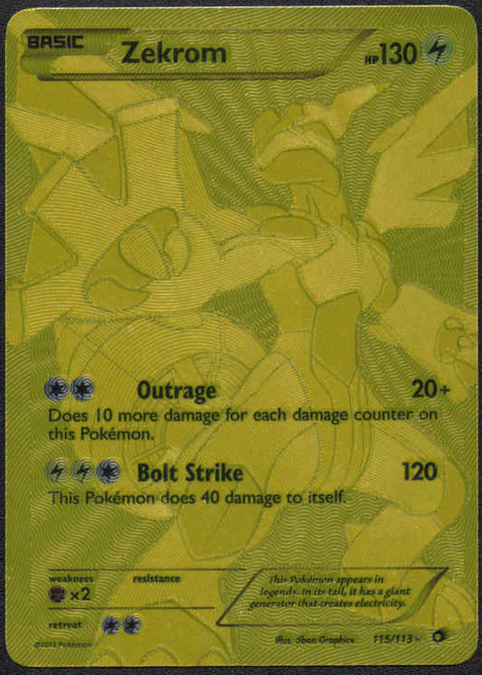 Zekrom (115 Full Art Secret Rare) (115/113) (LTR)