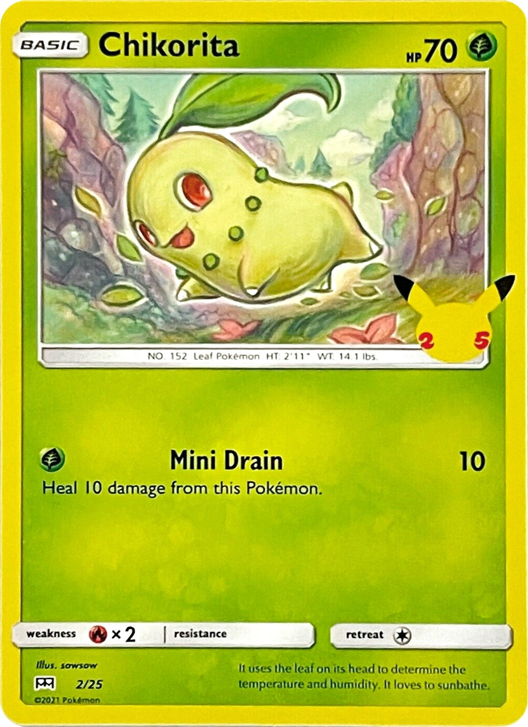 Chikorita (002/025) (M21)
