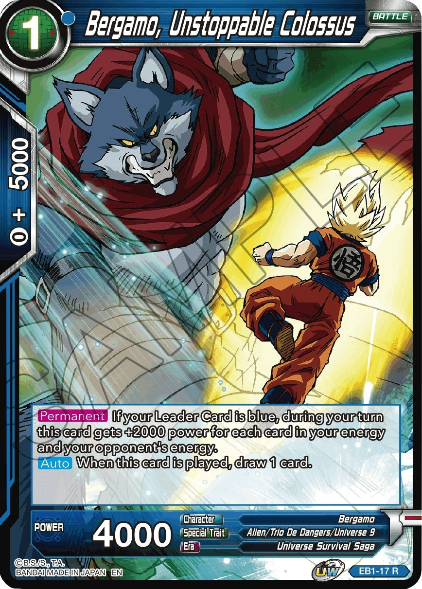 Bergamo, Unstoppable Colossus (EB1-17) (Battle Evolution Booster) (EB-01)