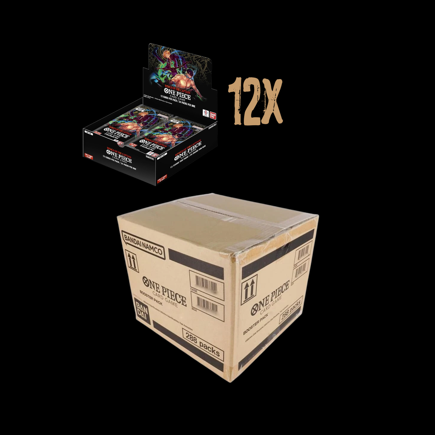 One Piece Wings Of The Captain 12x Booster Box Sealed Case OP-06