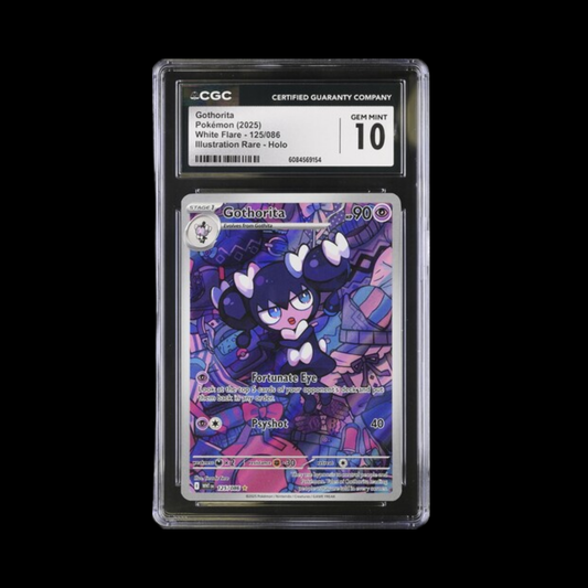 Pokemon Slab Gothorita 125 2025 CGC 10 Gem Mint