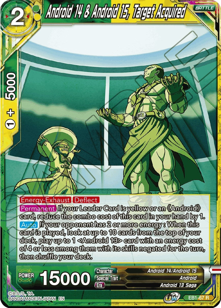 Android 14 & Android 15, Target Acquired (EB1-67) (Battle Evolution Booster) (EB-01)