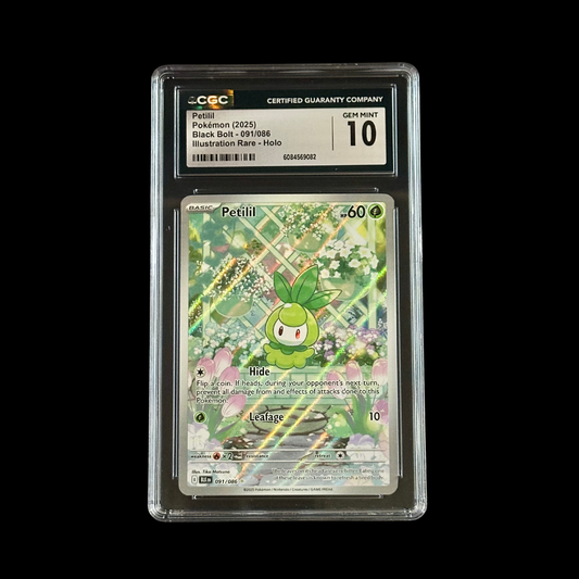 Pokemon Slab Petilil 091/086 CGC 10 Gem 2025