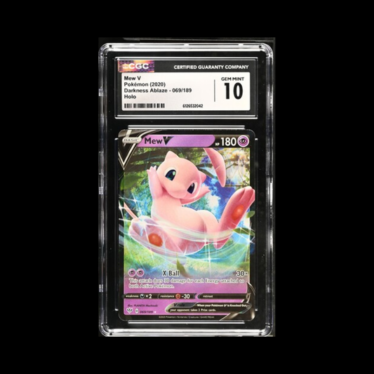 Pokemon Slab Mew V 069 CGC 10 Gem 2020