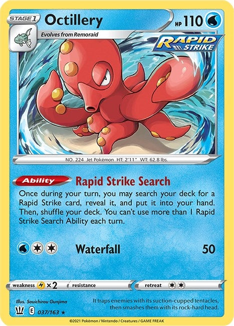Octillery (037/163) (SWSH05: Battle Styles) (SWSH05)