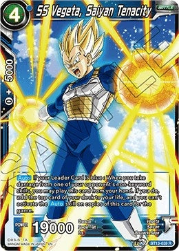 SS Vegeta, Saiyan Tenacity (BT13-039) (Supreme Rivalry) (DBS-B13)
