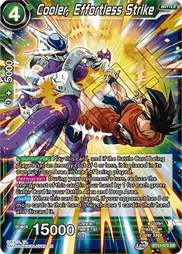 Cooler, Effortless Strike (BT13-073) (Supreme Rivalry) (DBS-B13)