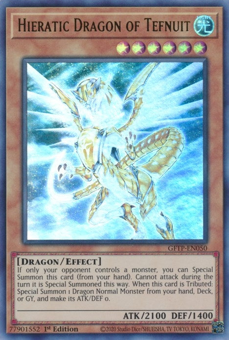 Hieratic Dragon of Tefnuit (GFTP-EN050) (GFTP)