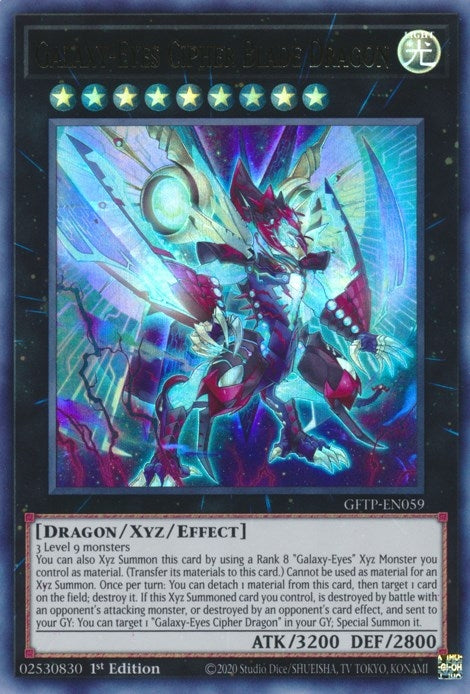 Galaxy-Eyes Cipher Blade Dragon (GFTP-EN059) (GFTP)