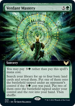 Verdant Mastery (Extended Art) (320) (STX)