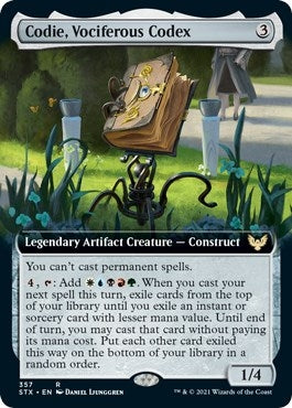Codie, Vociferous Codex (Extended Art) (357) (STX)