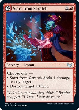 Start from Scratch (114) (STX)