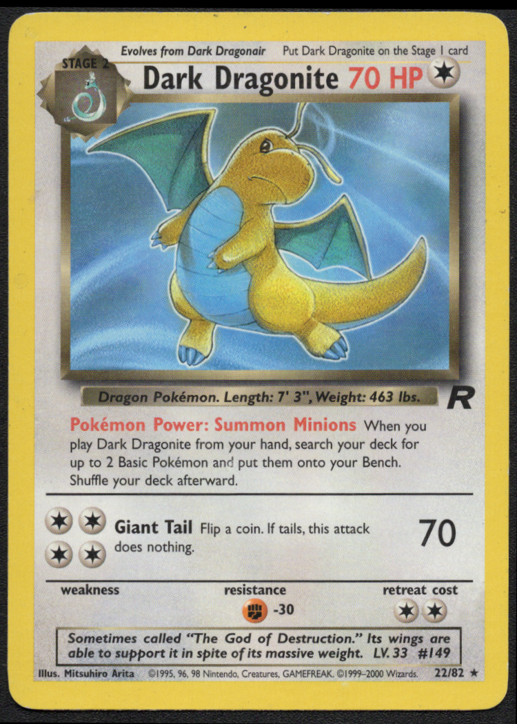 Dark Dragonite (5) (05/82) (TR)