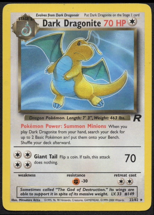 Dark Dragonite (5) (05/82) (TR)