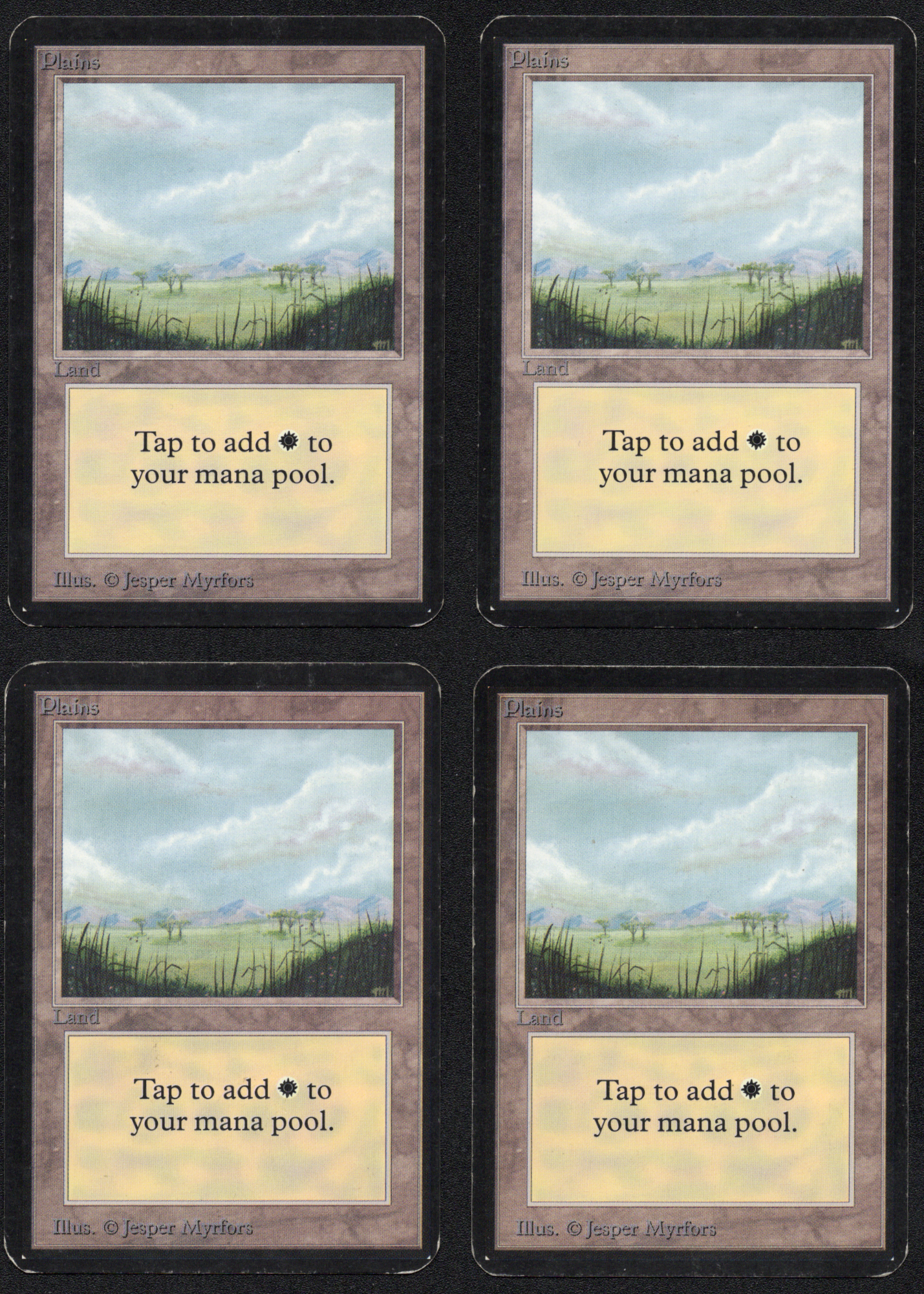 4x Plains Play Set ALPHA LP