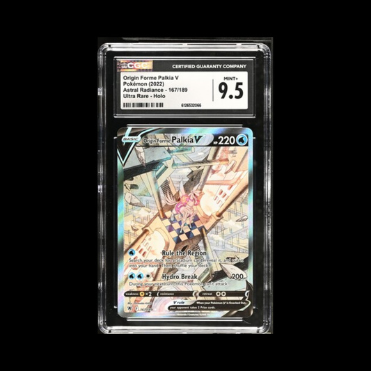 Pokemon Slab Origin Forme Palkia V CGC 9.5 Mint+ 2022
