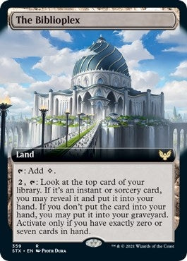The Biblioplex (Extended Art) (359) (STX)