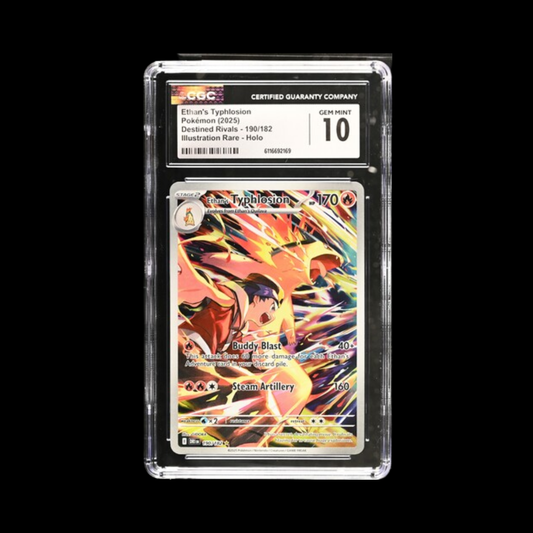 Pokemon Slab Ethan's Typhlosion 190 CGC 10 Gem 2025